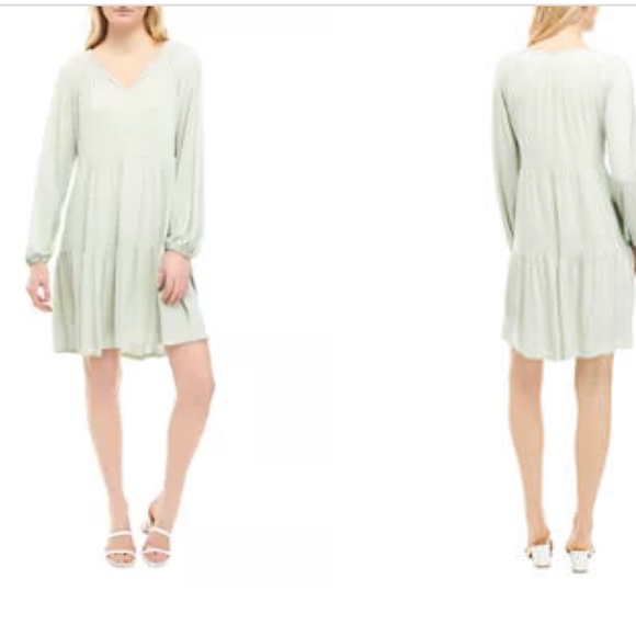 NWT Wonderly Women’s Casual Cotton Dress in Sage, Size XXL Beautiful! Plus Size - Picture 6 of 6